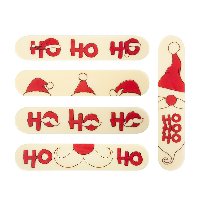 2014726 LIGHTNING HO HO HO KERST 15X3CM 35PCES ***S/CDE***