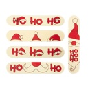 2014726 LIGHTNING HO HO HO KERST 15X3CM 35PCES ***S/CDE***