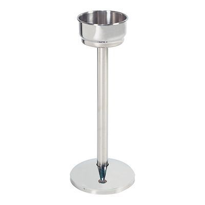 PIED SEAU CHAMPAGNE INOX 18/10 HT 68CM INT.16CM