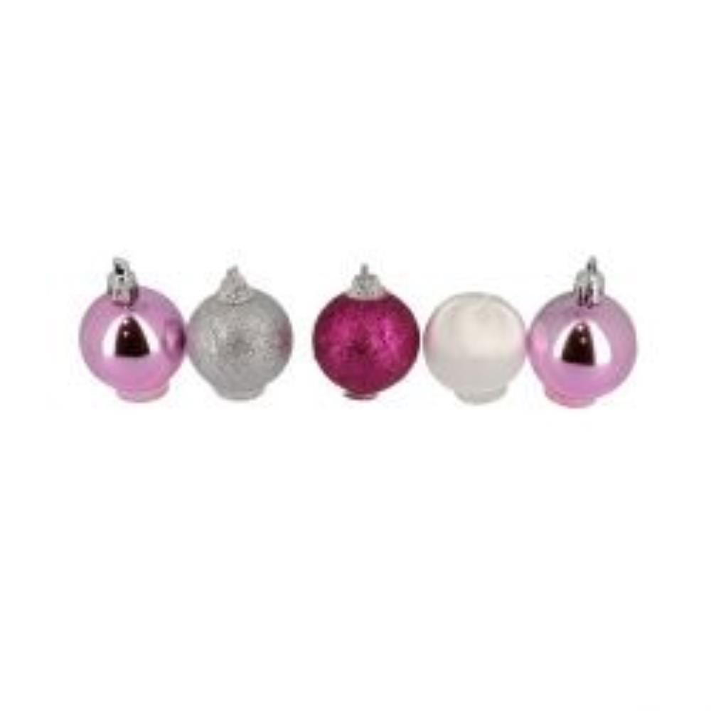 ASSORTIMENT DECORATIE VOOR BLOK 4CM ROZE 5 STUKS