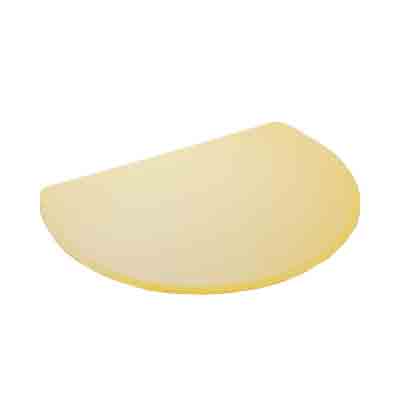 CORNE A RAMASSER DEMI ROND GM EN PLASTIQUE 20X15CM