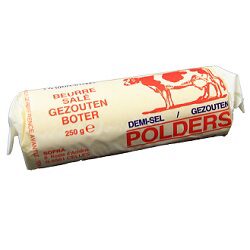 BEURRE SALE EN ROULEAU 250GR POLDERS