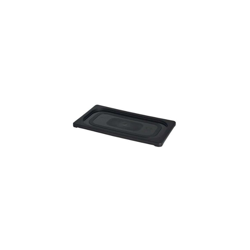 GN1/3 BLACK POLYPROPYLENE LID HACCP -40+80° GASTROPLUS