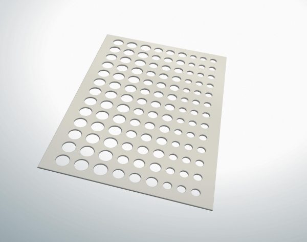 010706 PCB TEMPLATE FOR ROUND Ø 2 CM, Ø 2.7 CM AND Ø3.4 CM - 117 IMPRINTS 1PCE ***S/CD***