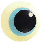 087030 PCB ROUND EYES PAG BLUE Ø 1 CM 323PCES ***s/cd***