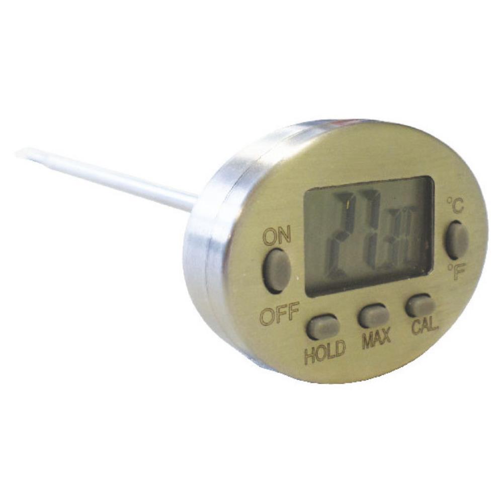 TOTAAL INOX DIGITAAL THERMOMETER IP65HACCP -50° TOT +300°C PREC 1°C PEILLOOD 125MM
