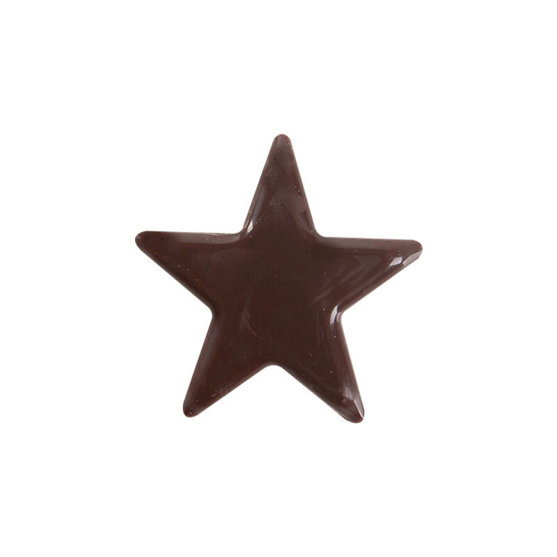 2015073 /15227 PURE CHOCOLADE STER 2,5 CM 175 STUKS