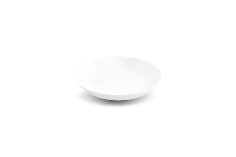 BONBISTRO BASIC ASSIETTE 1ER PRIX COUPE CREUSE 21XH4CM PORCELAINE BLANCHE   - 750764