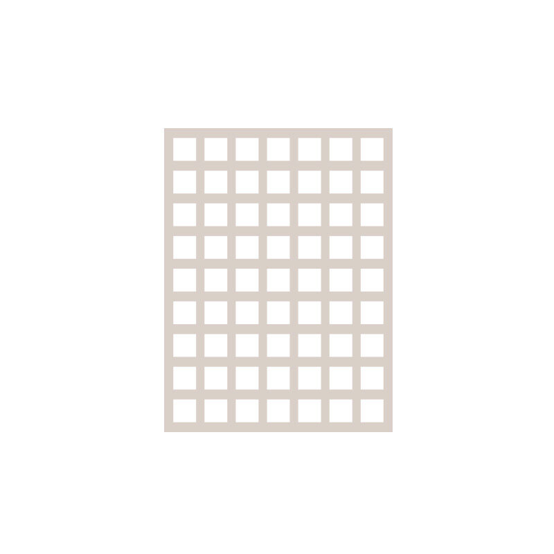 95163 MAT VIERKANT 3 CM 4 STUKKEN = DOOS