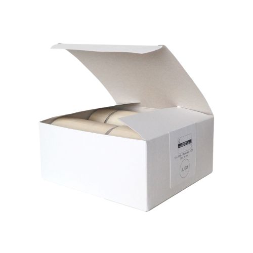 WHITE JUDO LABELS REMOVABLE CONSUMPTION NL-FR BOX OF 10 ROLLS OF 1200PCS