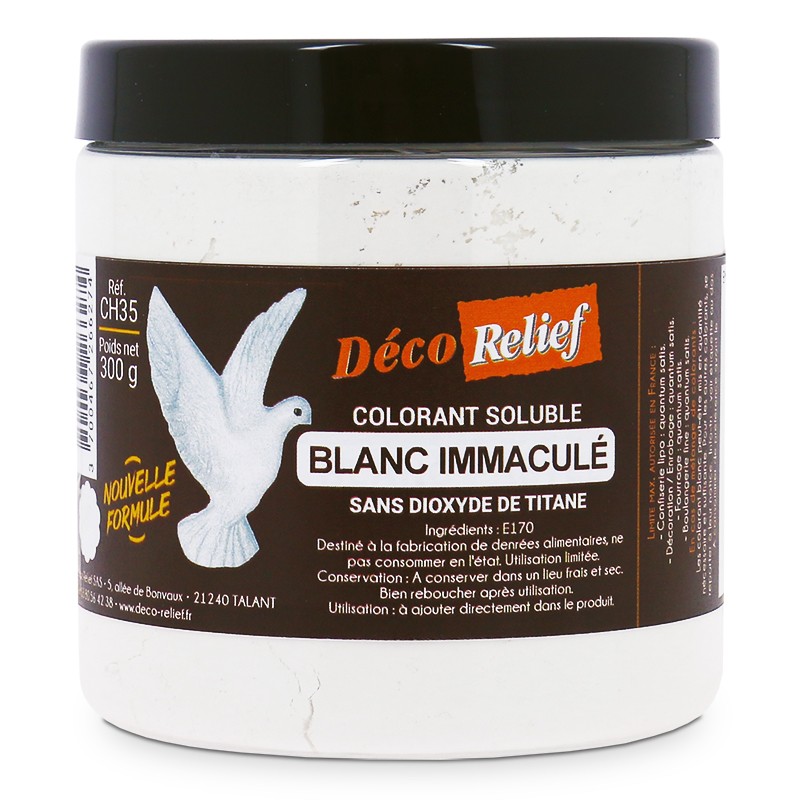 LIPO/WATEROPLOSBARE KLEURSTOF ONBERISPELIJK WIT 300GR