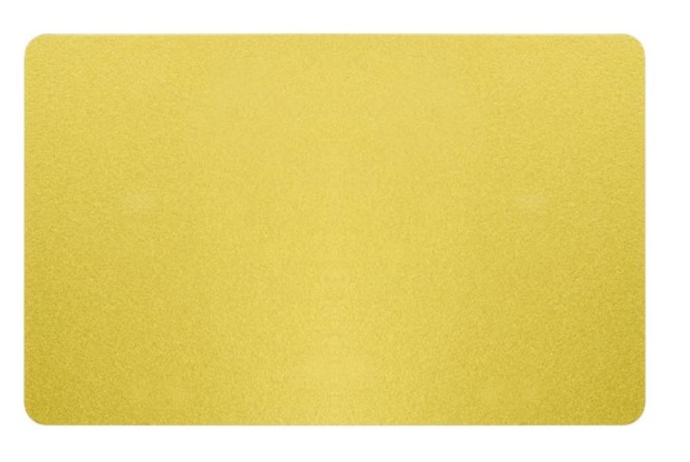 EDIKIO CARTES PVC OR - 0,76 MM - 86X54MM   ACCES/FLEX/DUPLEX  PAQUET DE 100 PCES