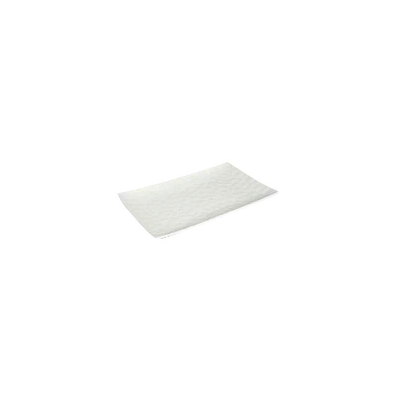 +LE COQ HEPSERIS ASSIETTE RECTANGULAIRE 36X22CM PORCELAINE BLANCHE - LHES013AV363360