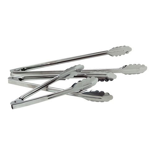 TRENTON STAINLESS STEEL SERVING TONGS 30 CM OAK LEAF
