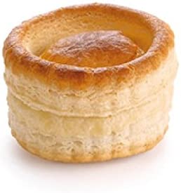 PIDY BOUCHEE VIDE FEUILLETE RONDE Ø5,5CM H3,8CMCHAPEAU FIXE 40PCES