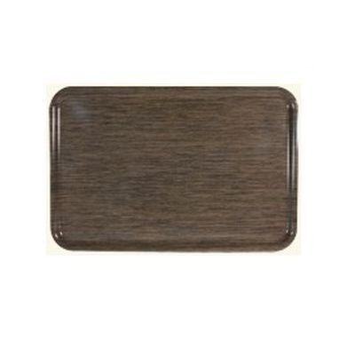 ROLTEX RECTANGULAR WENGE "ANTI-SLIP" TRAY 53X32CM LIGHTWEIGHT MELAMINE LAMINATE