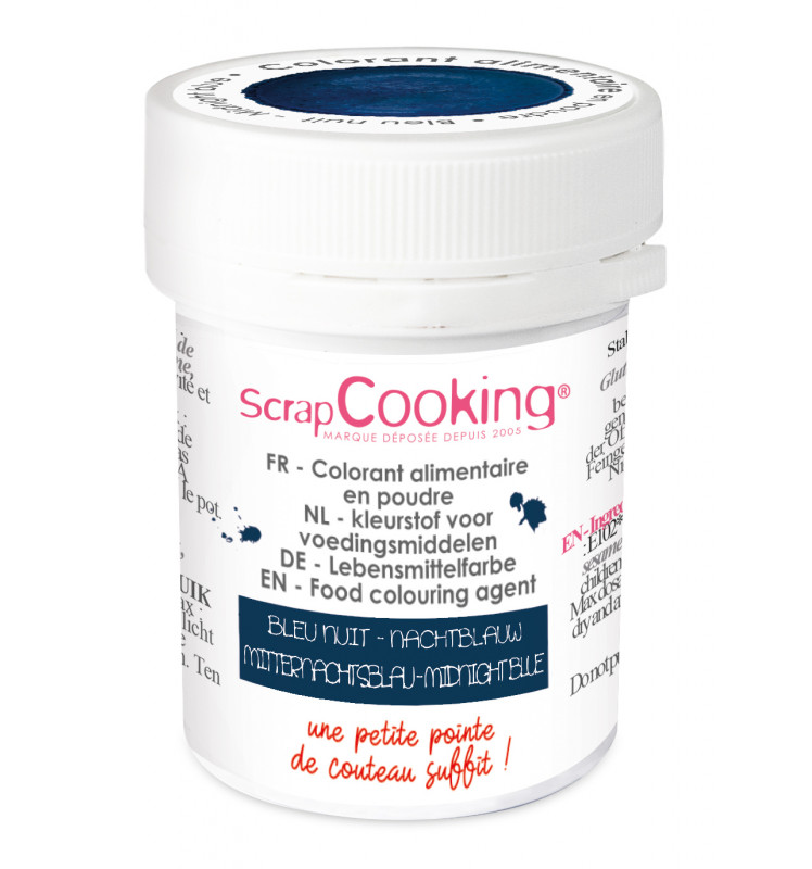 SCRAPCOOKING COLORANT ALIMENTAIRE HYDRO BLEU NUIT 5G