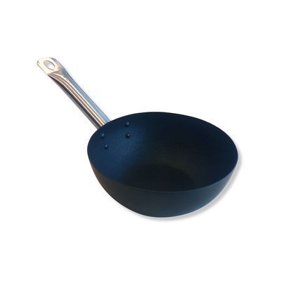 POINT-VIRGULE WOK 20CM NON-STICK CARBON STEEL