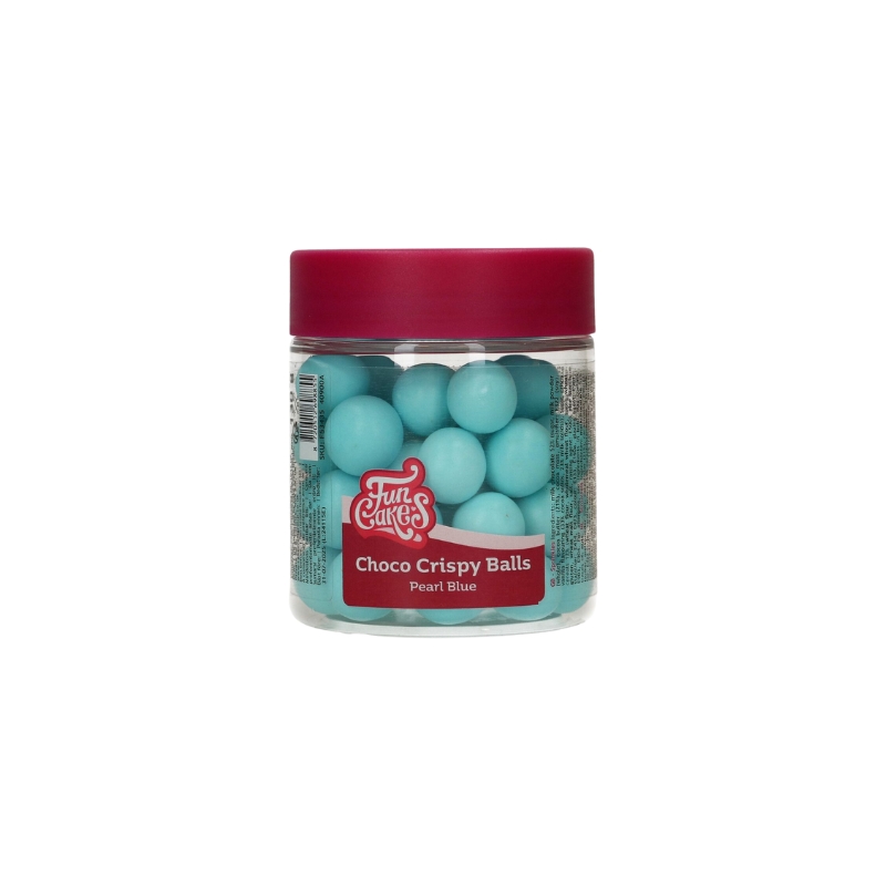 FUNCAKES BOULES CHOCO CROUSTILLANTES BLEU CIEL 130GR