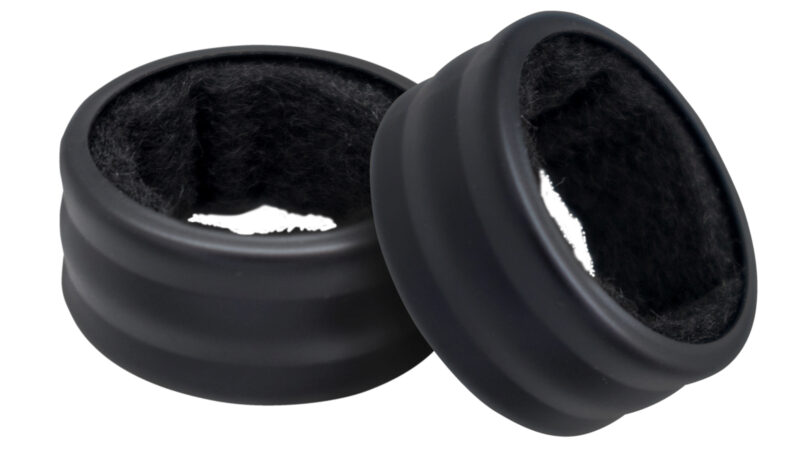 WINE BOUQUET SET OF 2 BLACK ANTI-DRIP RINGS