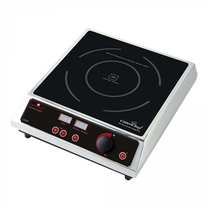 CATERCHEF INDUCTIEKOOKPLAAT 2700W 32X36.8CM DIGITAAL - VERWARMINGSDIAM 12 TOT 26CM