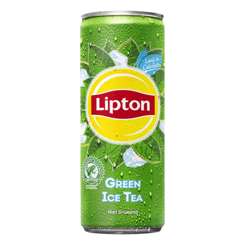 BOISSON LIPTON ICE TEA GREEN CANETTE 24X33CL  SLEEK 