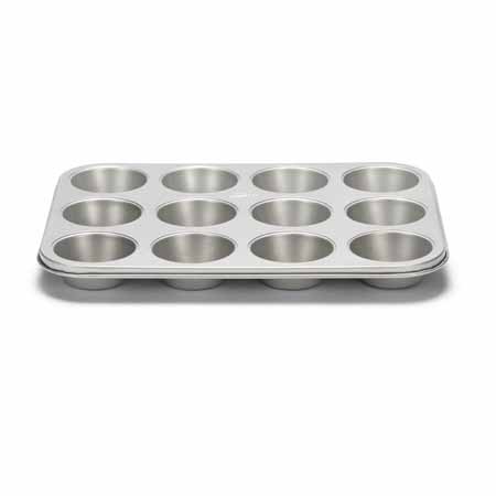 PATISSE SILVER-TOP MUFFIN VORM 12 HUISHOUDELIJKE BEKERS