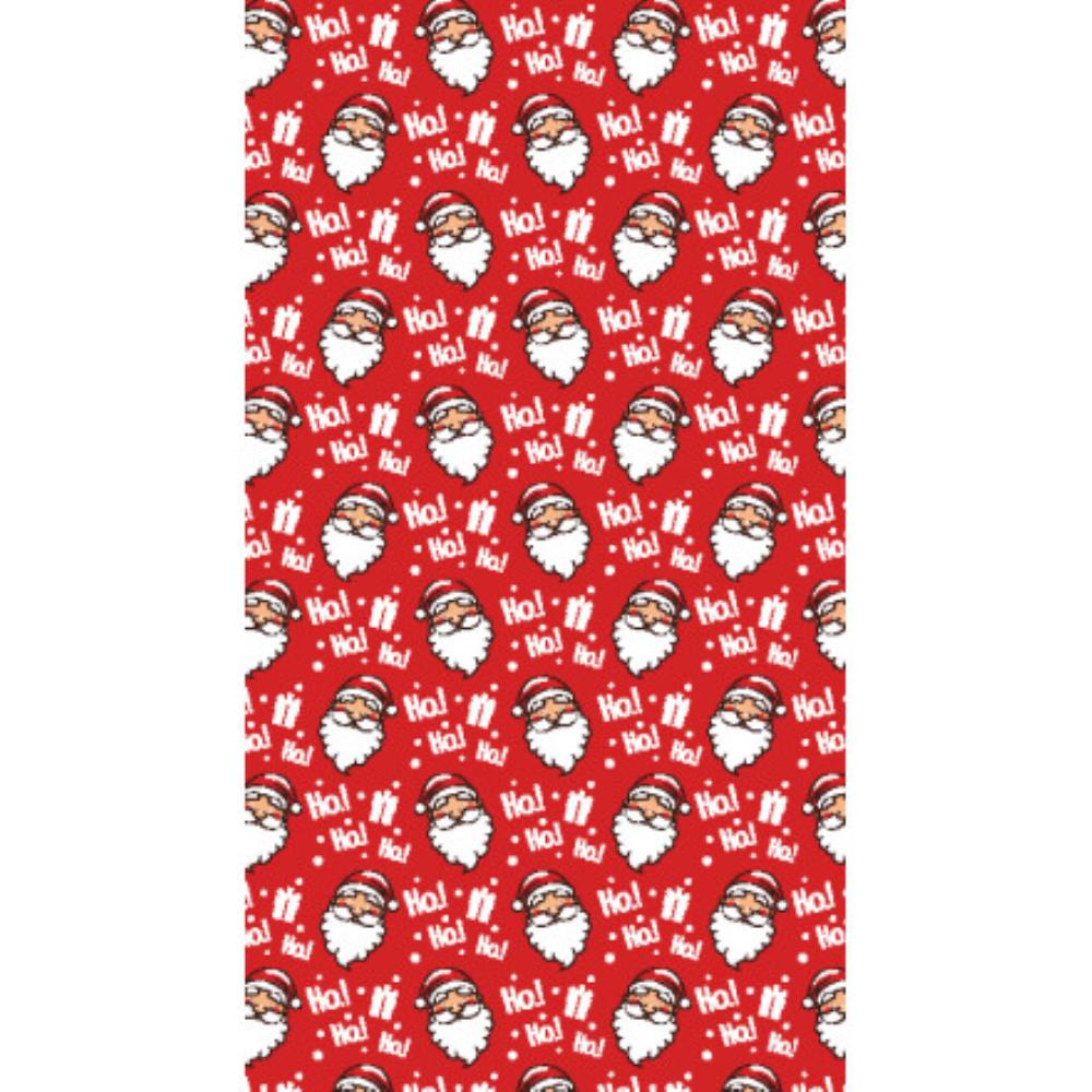 2046017 TRANSFERT PÈRE NOËL HOHO 30 X 40CM 30PCES ***S/CDE***