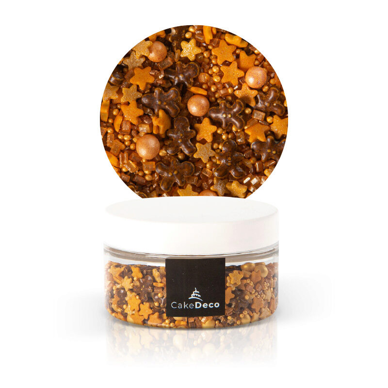 1039233 KERSTMIX GEMBERKOEK MANNETJE IN SUIKER 100G