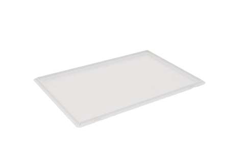 WHITE LID PIZZA TRAY 600X400X16MM