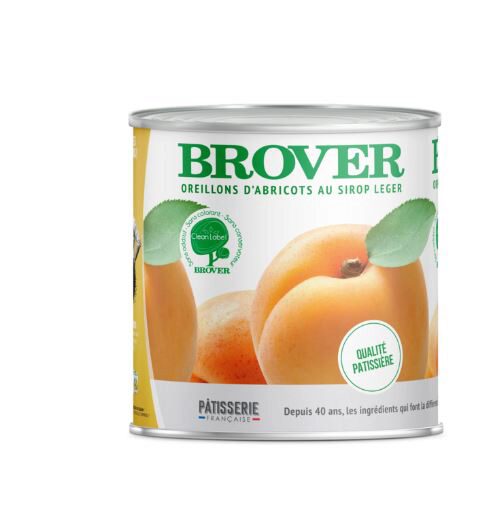 ABRICOT DEMI AU SIROP BROVER 3KG