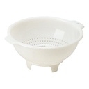 PASSOIRE 35CM PLASTIQUE BLANC