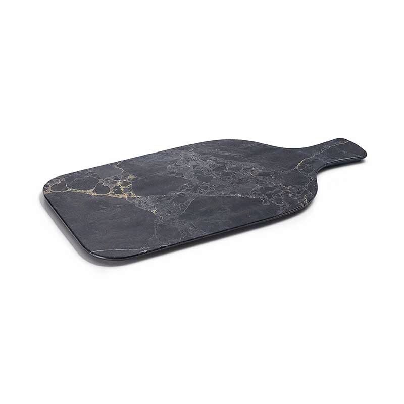 LACOR MELAMINE DIENBLAD "STEEN" 46/35X25CM - MET HANDVAT