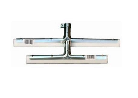 RACLETTE EN METAL ET MOUSSE NOIRE (OU BLANCHE)45CM