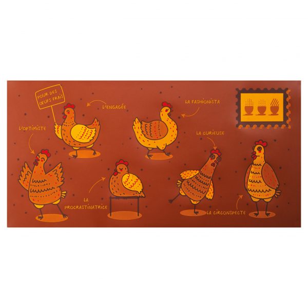 074026 PCB FEUILLES IMPRIMÉES BANDE DE POULETTES POUR CARTES ET SACHETS 30PCES ***S/CD***