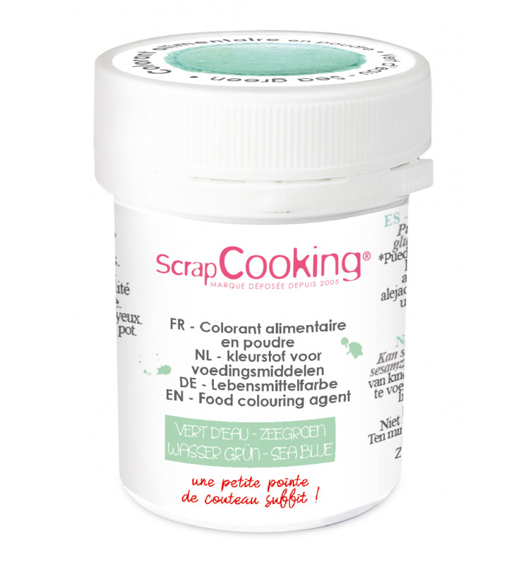 SCRAPCOOKING FOOD COLORING HYDRO WATER GREEN 5GR