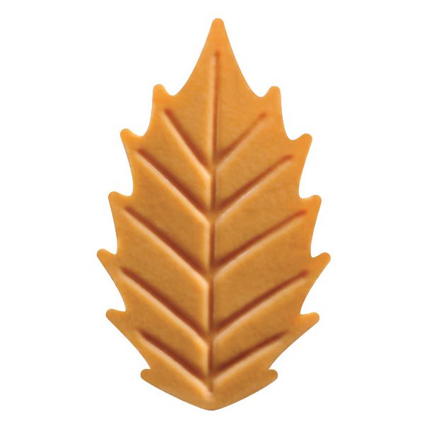 045648 PCB PETITES FEUILLES NERVURES CBC 4 DESIGNS3X4,7-3,2X4,7-2,8X4,7 CM 180PCES ***S/CD***