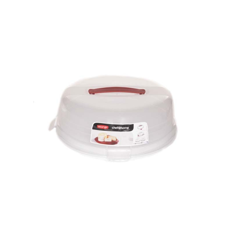 CURVER BOITE GATEAU DIAM 35CM HT13CM A/POIGNEE