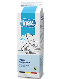 INEX 2204 CREME FRAICHE 40% NON UHT ** 1L  **