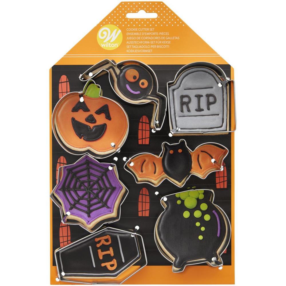 WILTON HALLOWEEN COOKIE CUTTER SET 7 PCS