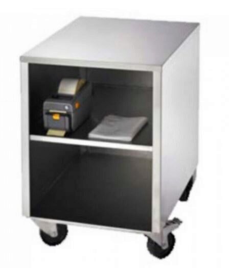 HENKELMAN ROESTVRIJSTALEN MEUBILAIR OP WIELEN