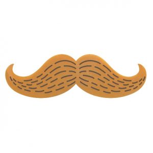PCB Moustaches WCK 4 designs 4,8x1,5 cm 150pces ***s/cd***