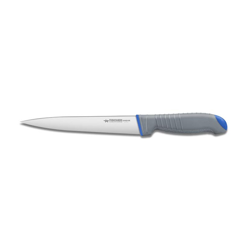 FISCHER COUTEAU SAIGNER 14CM MANCHE BI MATIERE BLEU 78020-14GB