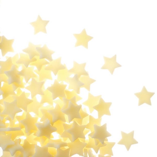 045671 PCB ETOILES EN CHOCOLAT BLANC 9 MM 200 G