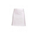 SNV SHORT CHEF APRON WHITE WITHOUT POCKET 55 X100CM 100% COTTON