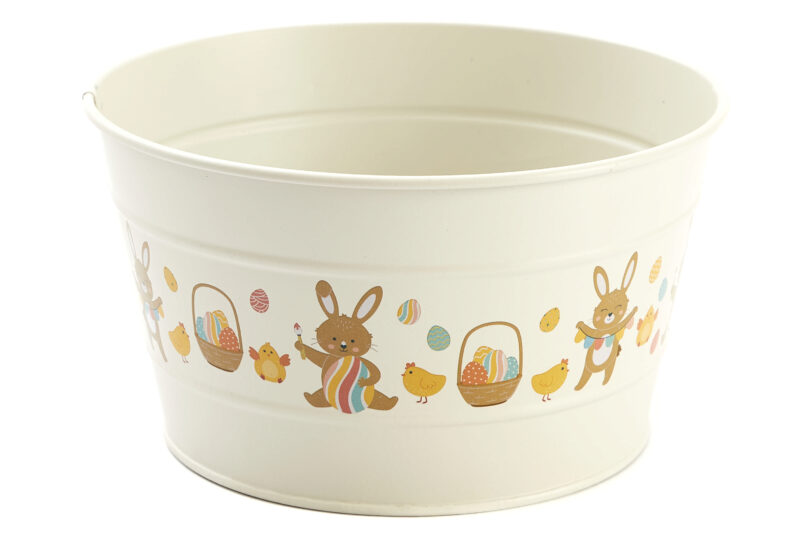 SCHAAL ZINK Ø18CM KONIJN LOUIS EN VRIENDEN