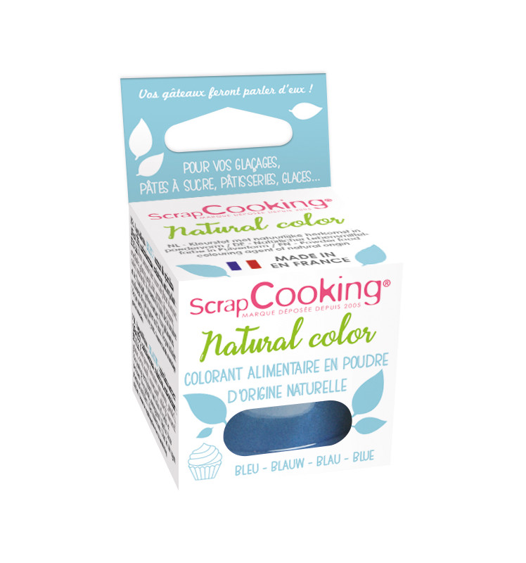 SCRAPCOOKING COLORANT ALIMENTAIRE NATUREL BLEU  3GR