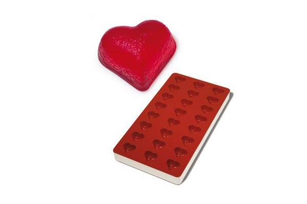 SILICONE MOLD FOR FRUIT PASTE HEART SG03