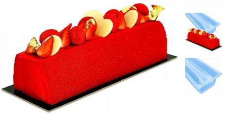 BUB02 PVC BLOKVORM MET VLAKKE BODEM 50,9X8,3X7CM 12 STUKS