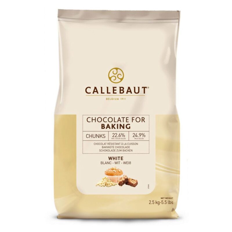 CALLEBAUT CHW-CU-18V02NV-552 CHUNKS  BLANC 2,5KG